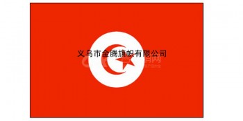 专业定制各尺寸突尼斯国旗厂家直销批发涤纶防水防晒色泽鲜艳优质旗帜
