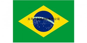 色泽鲜艳防水防晒耐用涤纶巴西国旗专业厂家定制各国各尺寸优质旗帜